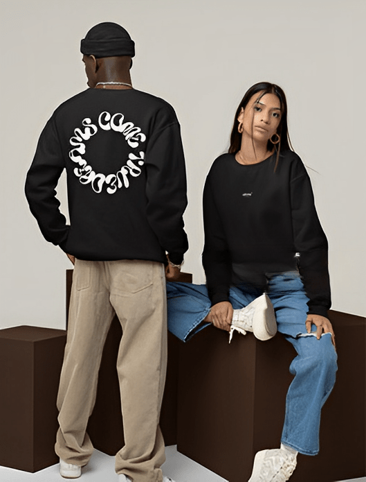 swatshirt black - HEVN