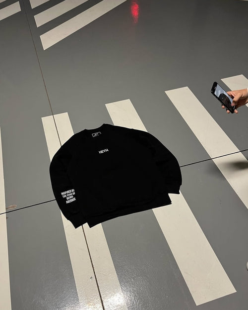 swatshirt black - HEVN