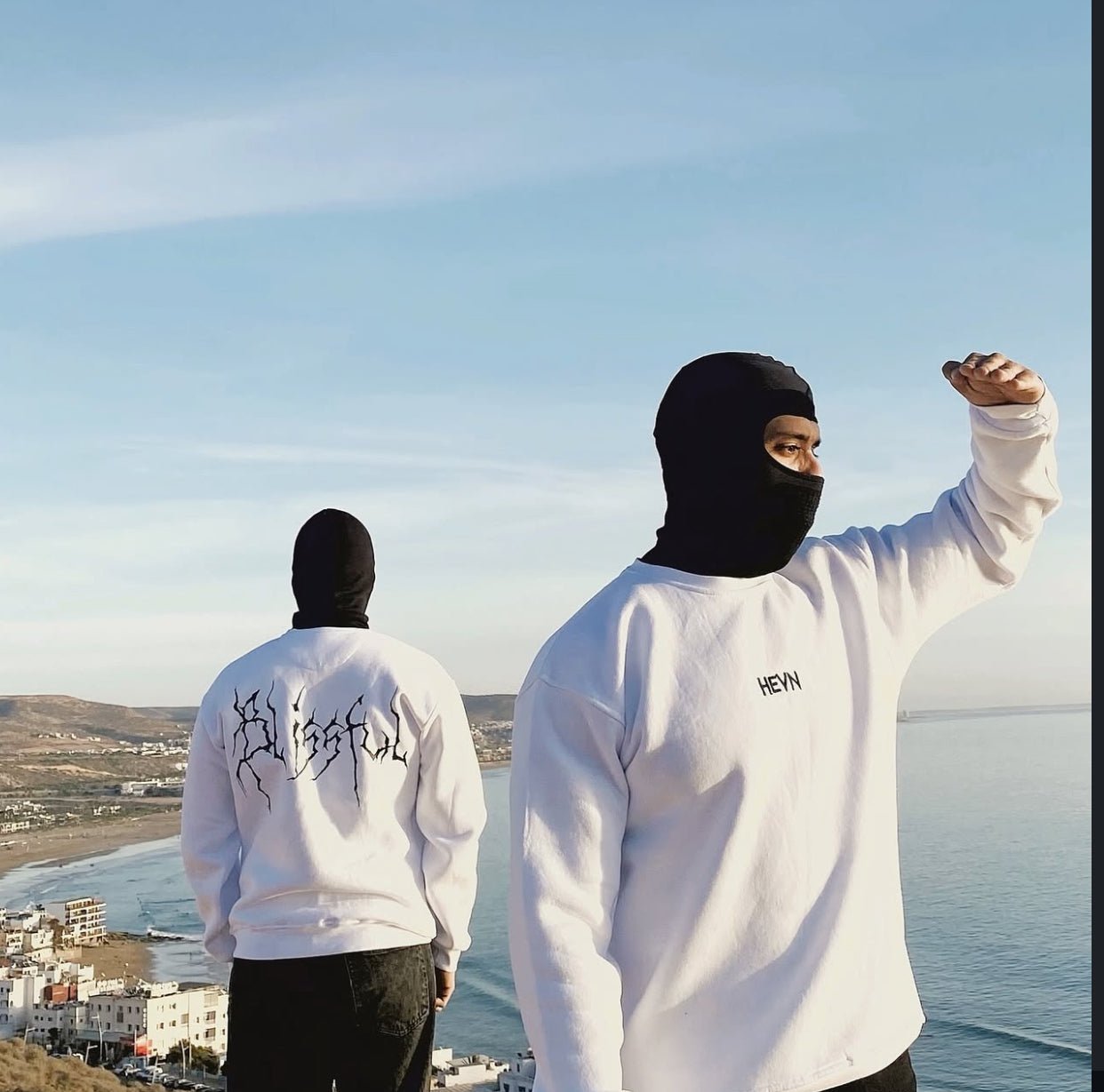 sweatshirt white - HEVN