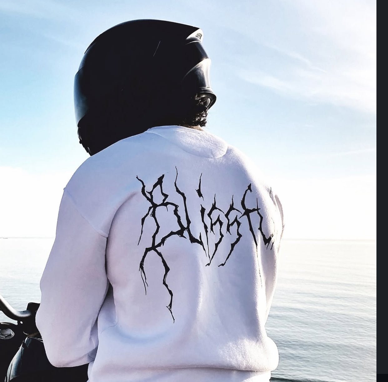 sweatshirt white - HEVN