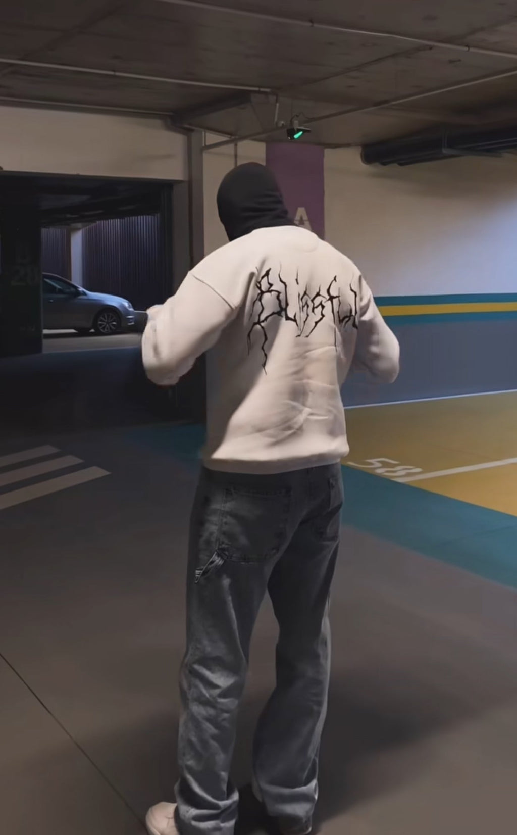 sweatshirt white - HEVN